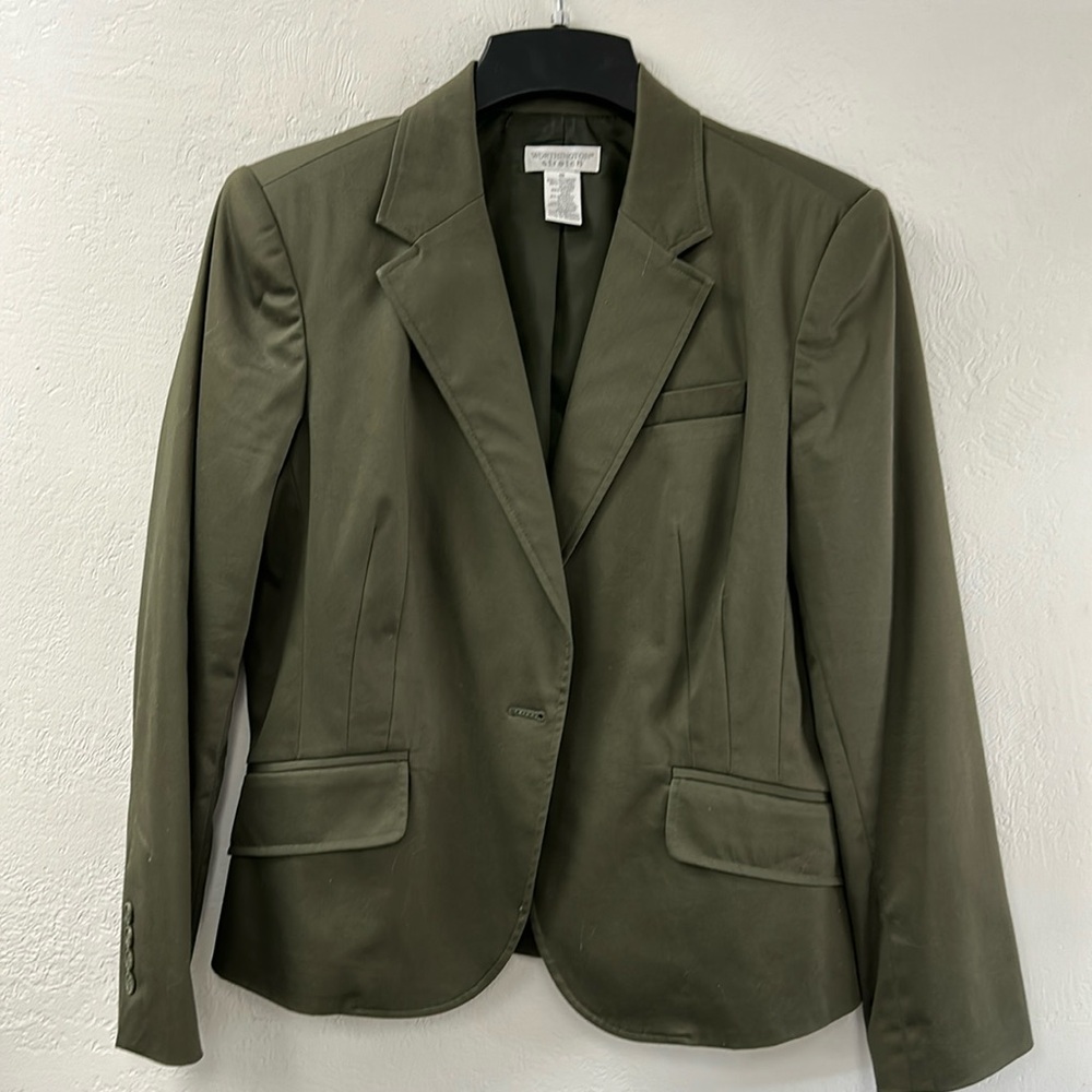 Worthington olive green jacket Size 16